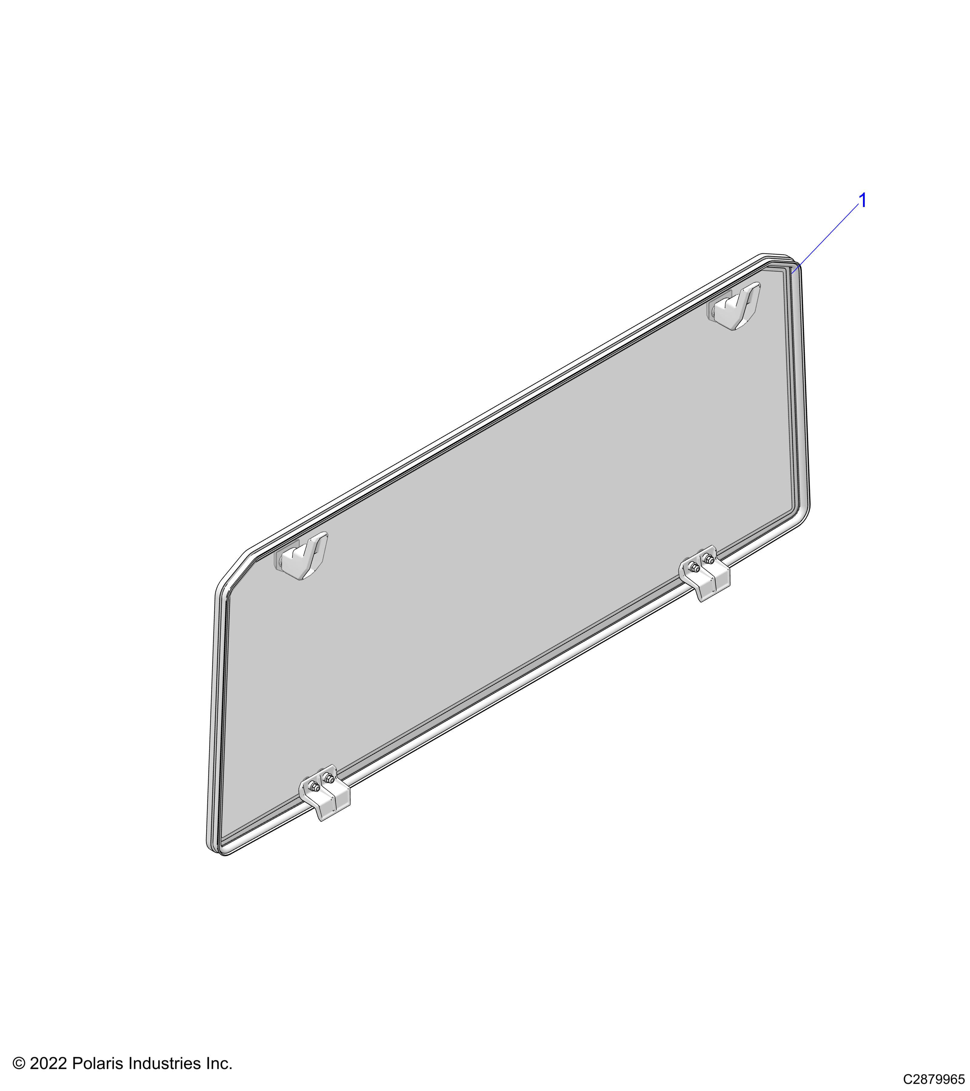 Polaris Glass Rear Panel