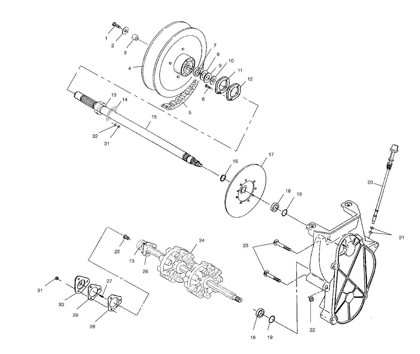 Polaris Drive Belt, for Specific Snowmobile Models, Genuine OEM - 3211058