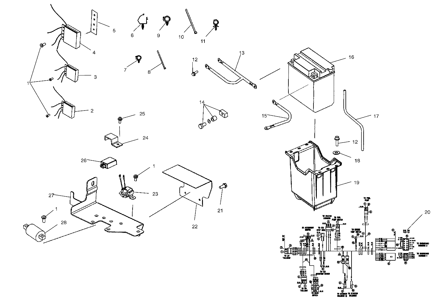 Details about Polaris Box Battery 5434037 New OEM