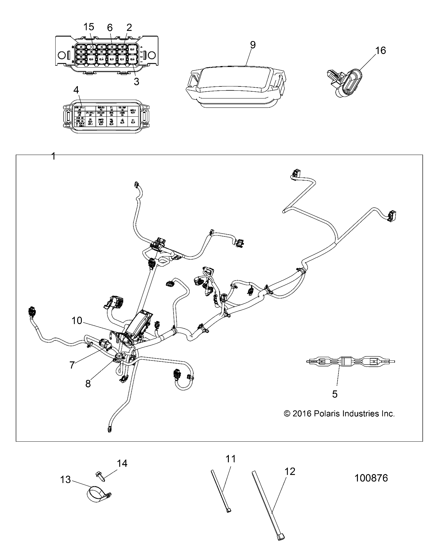 If you don't see your model listed, please visit Polaris.com to search for  the correct schematic.