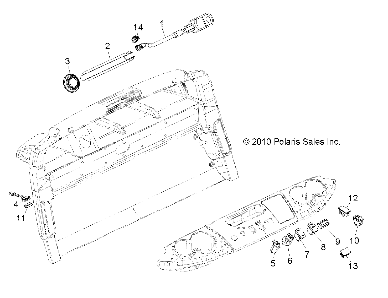 Details about Polaris Switch On Off 4012992 New OEM