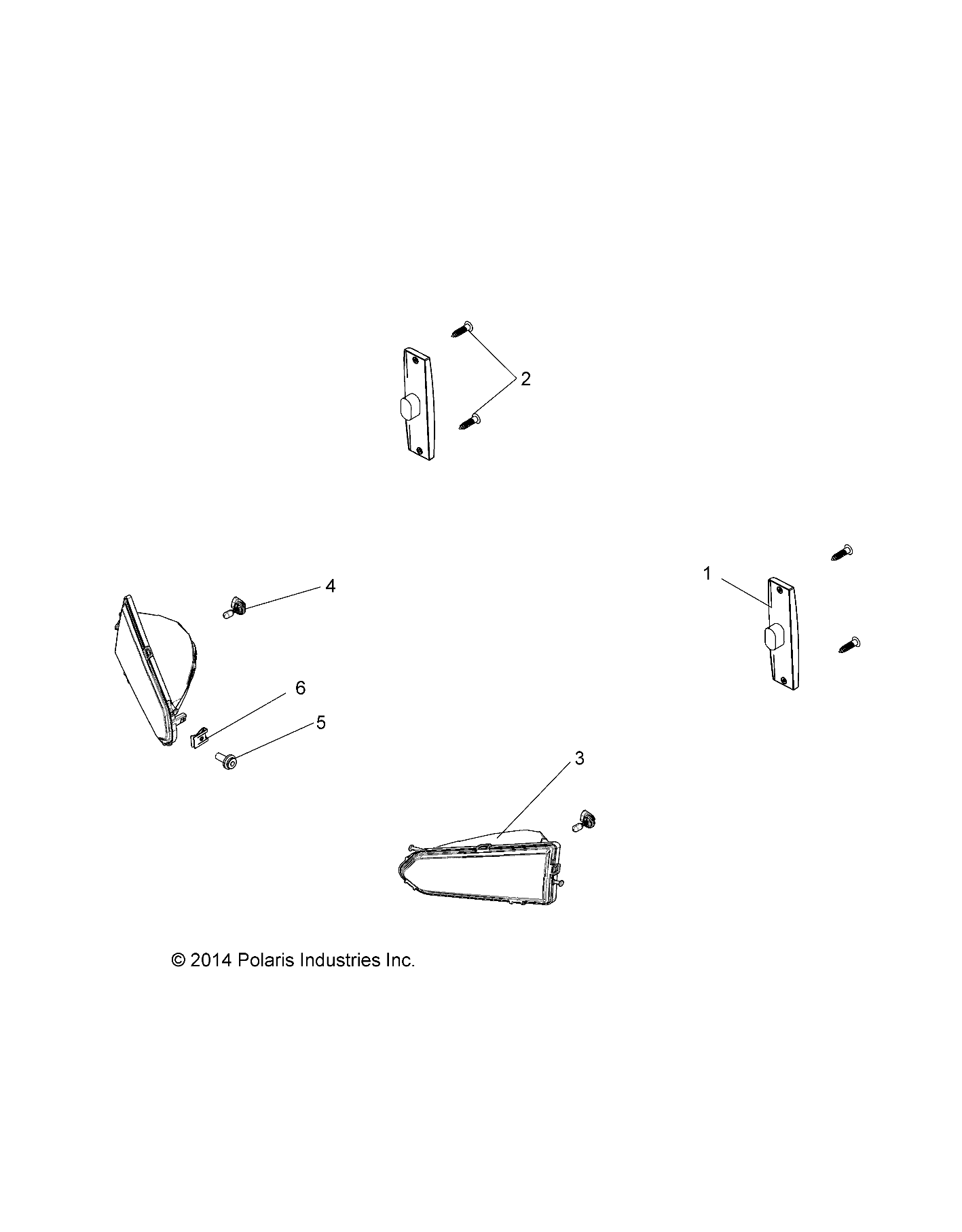 Details about Taillight - Polaris - RANGER LSV - 2011 2012 2013 2014 2015  2016 2017 2018 - OEM
