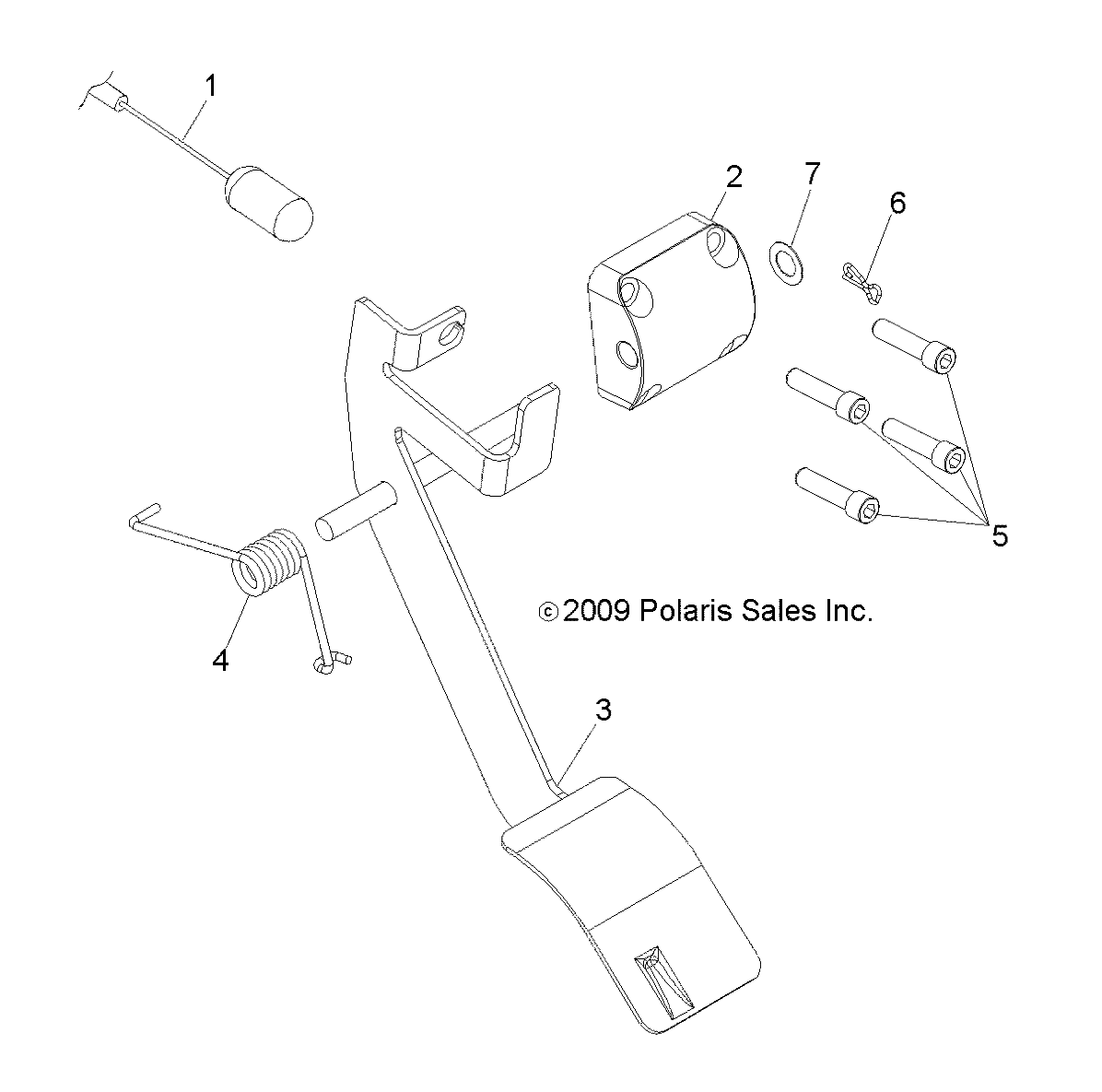 Throttle Cable Polaris RANGER 2005 2006 2007 2008 2009 2010 2011