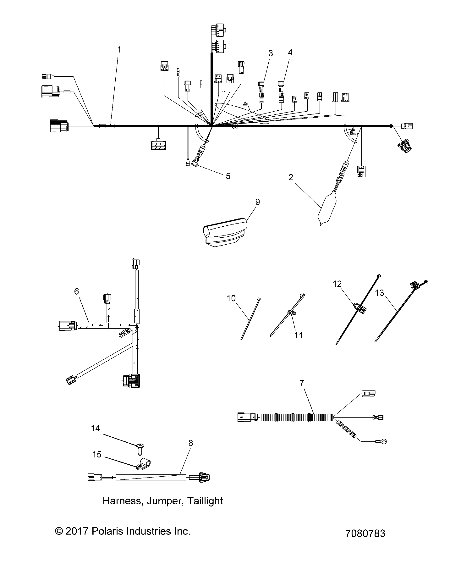 Details about Polaris HARNESS ELECTRIC START DCSDI 2411513 New OEM