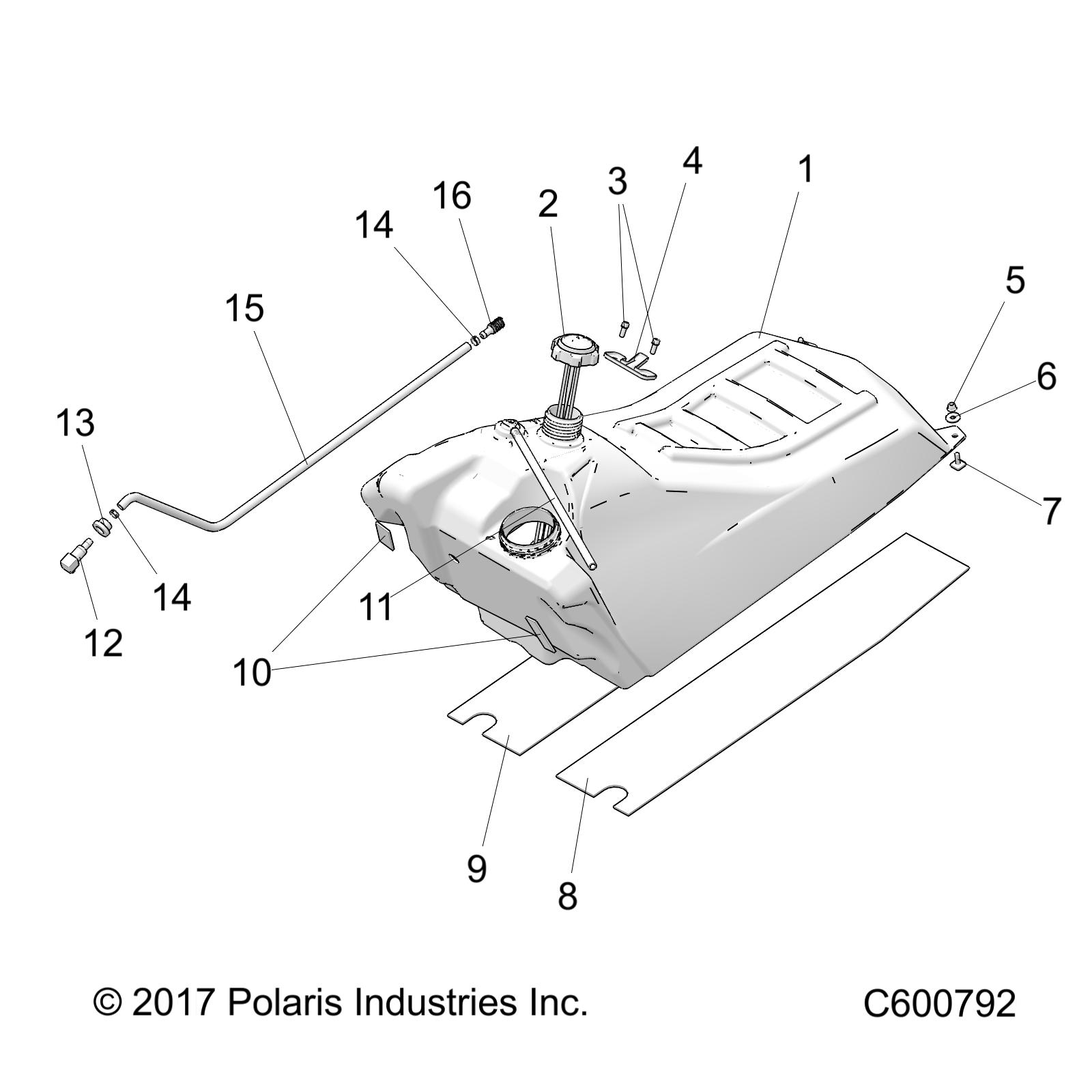 Polaris Fuel Filter Assembly 7052215 New OEM eBay