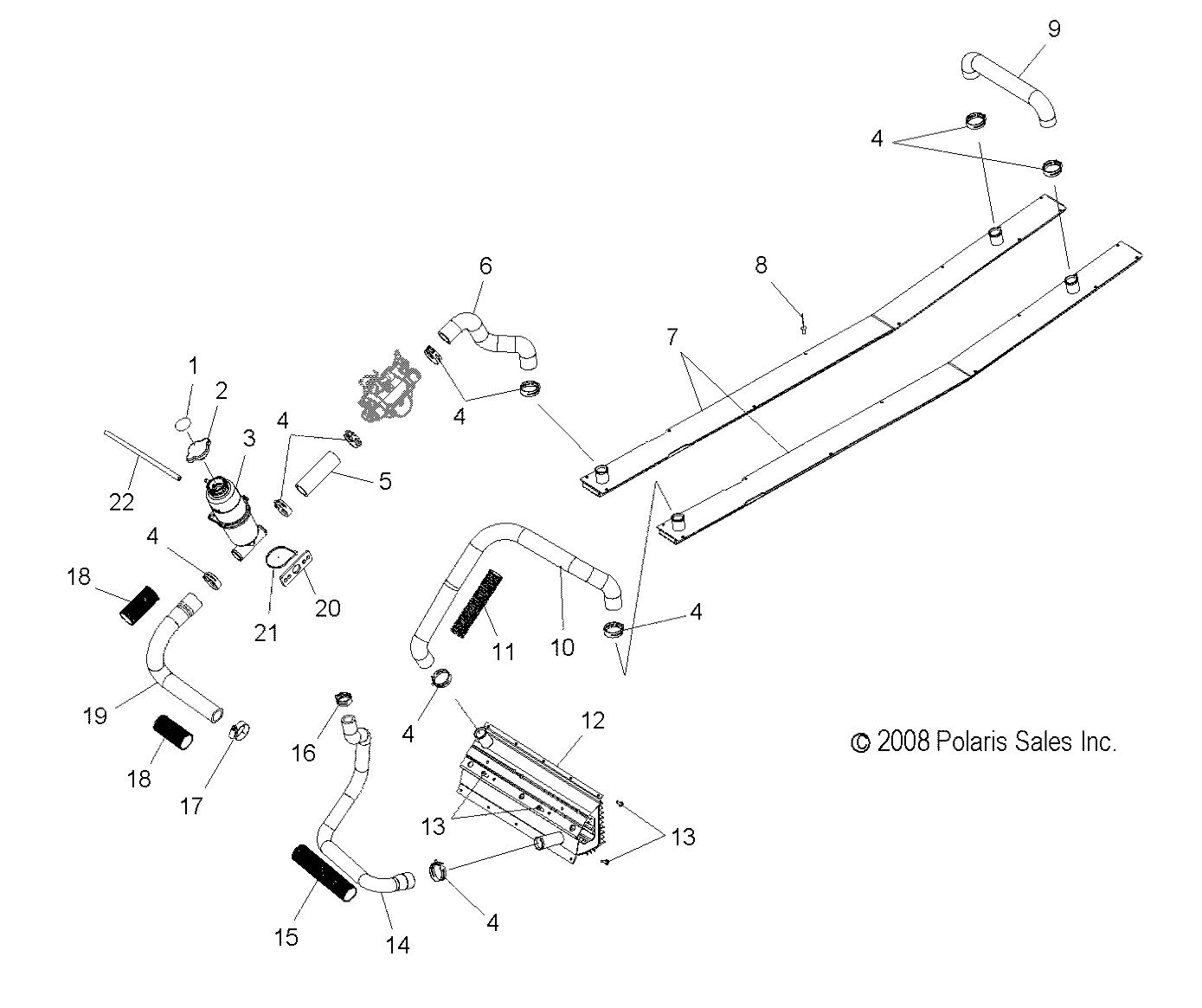 Details about Polaris CAP PRESSURE 2511270 New OEM