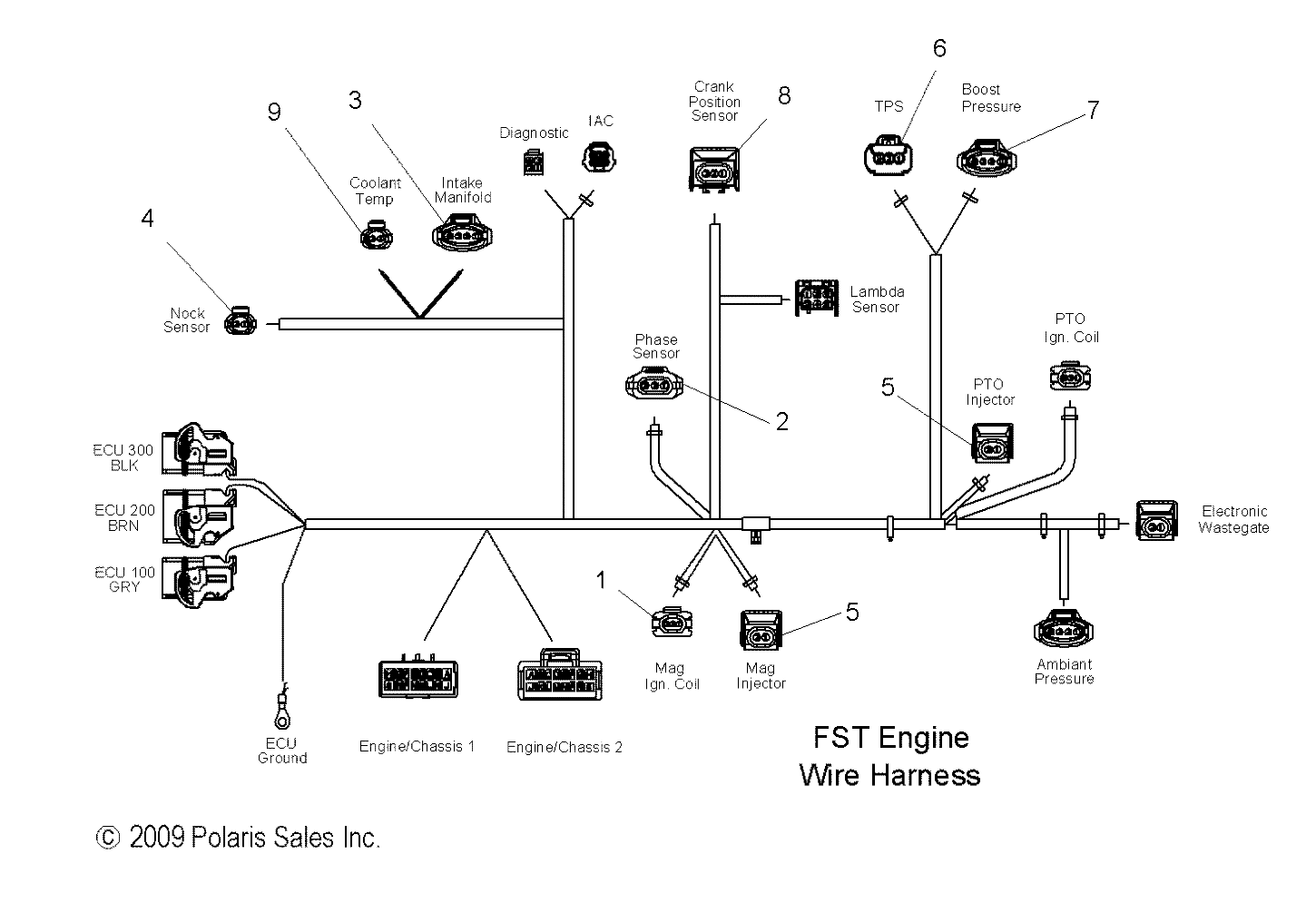 Image is loading Polaris-Kit-Harness-Phase-Sensor-2203167-New-OEM