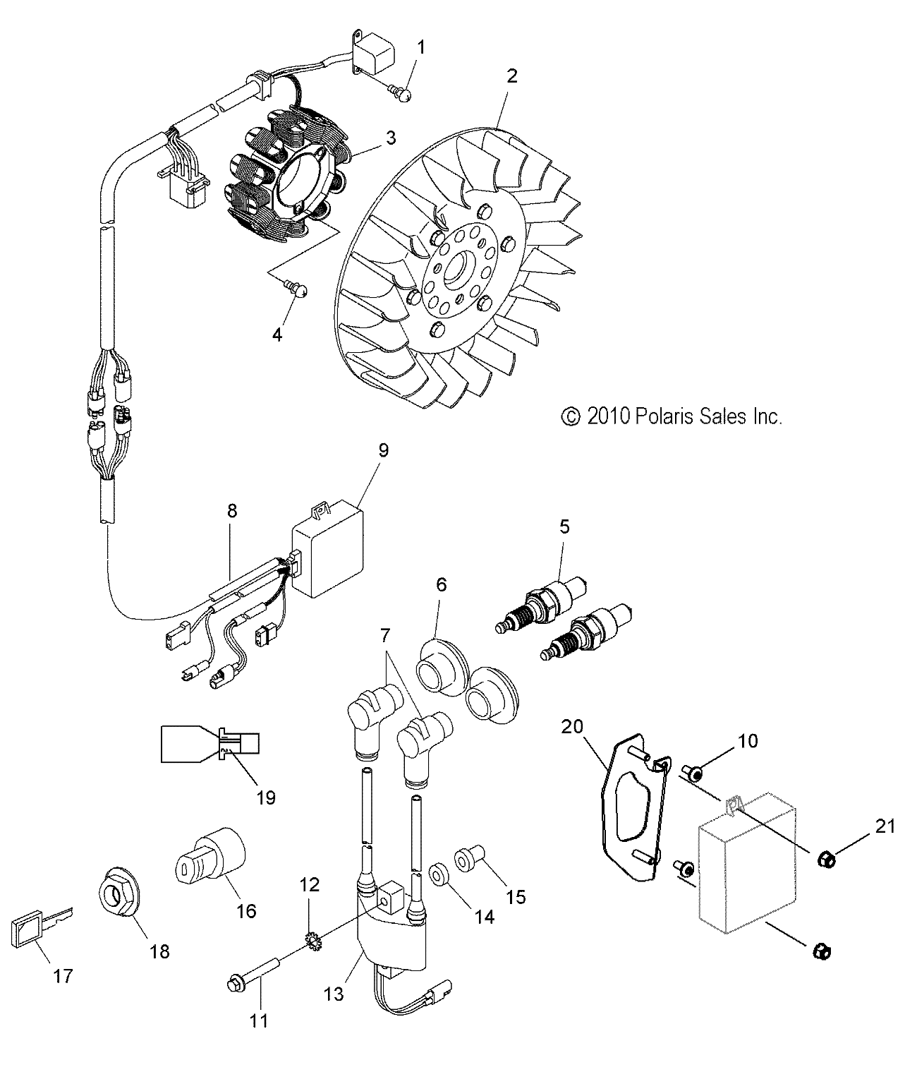 Details about Polaris ASM. IGNITION COIL 3089478 New OEM