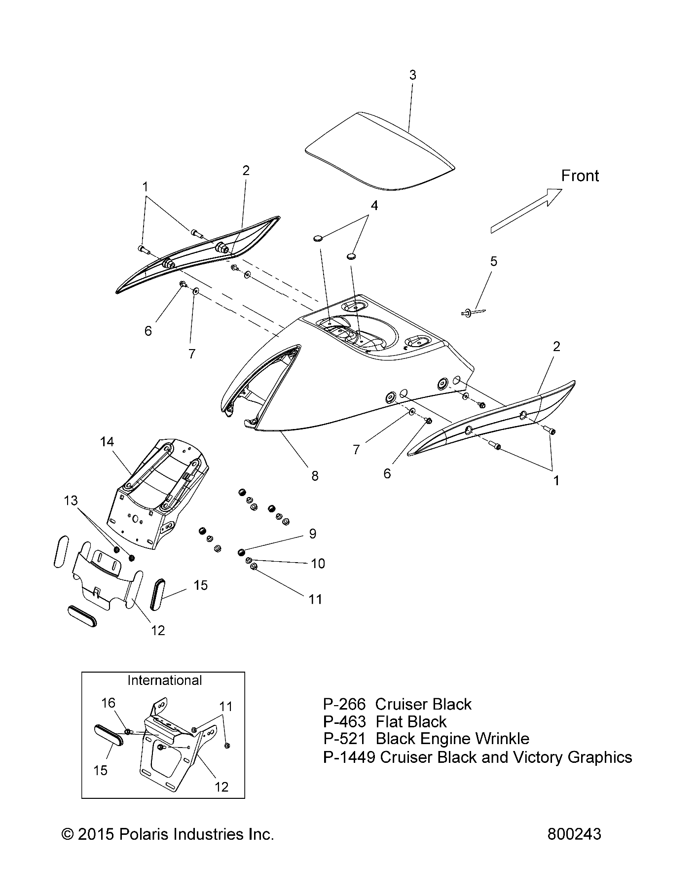 2005 VICTORY HAMMER ALL OPTIONS
