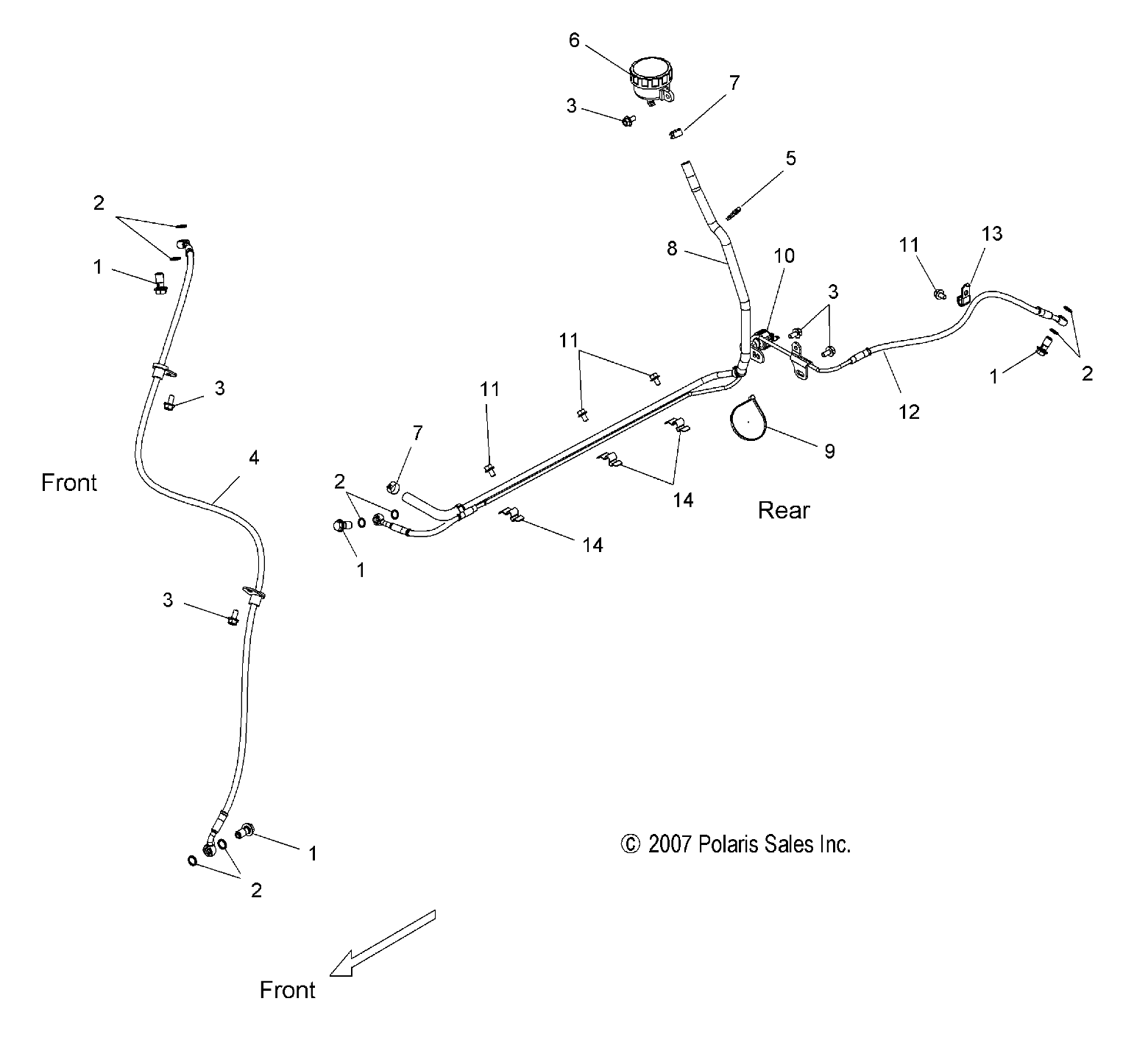 Details about Victory Motorcycles SWITCHPRESSURE REAR BRAKE 4010372 New OEM