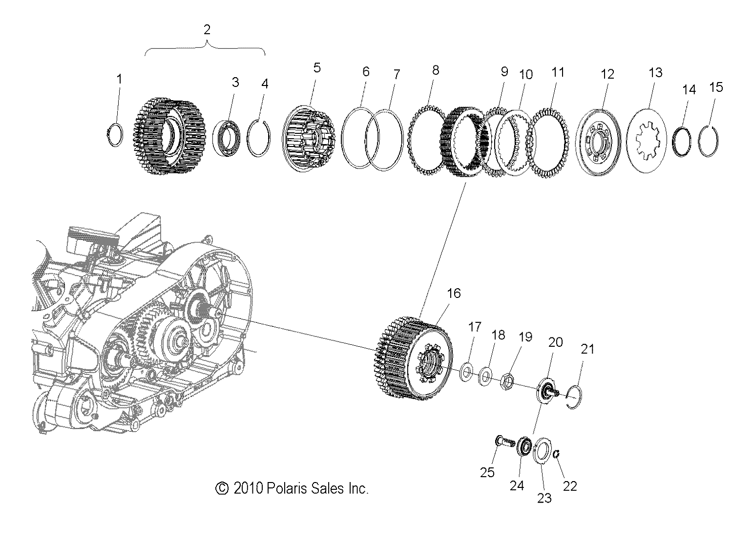 Details about Victory Motorcycles ASMGEAR BASKET CLUTCH 1332835 New OEM