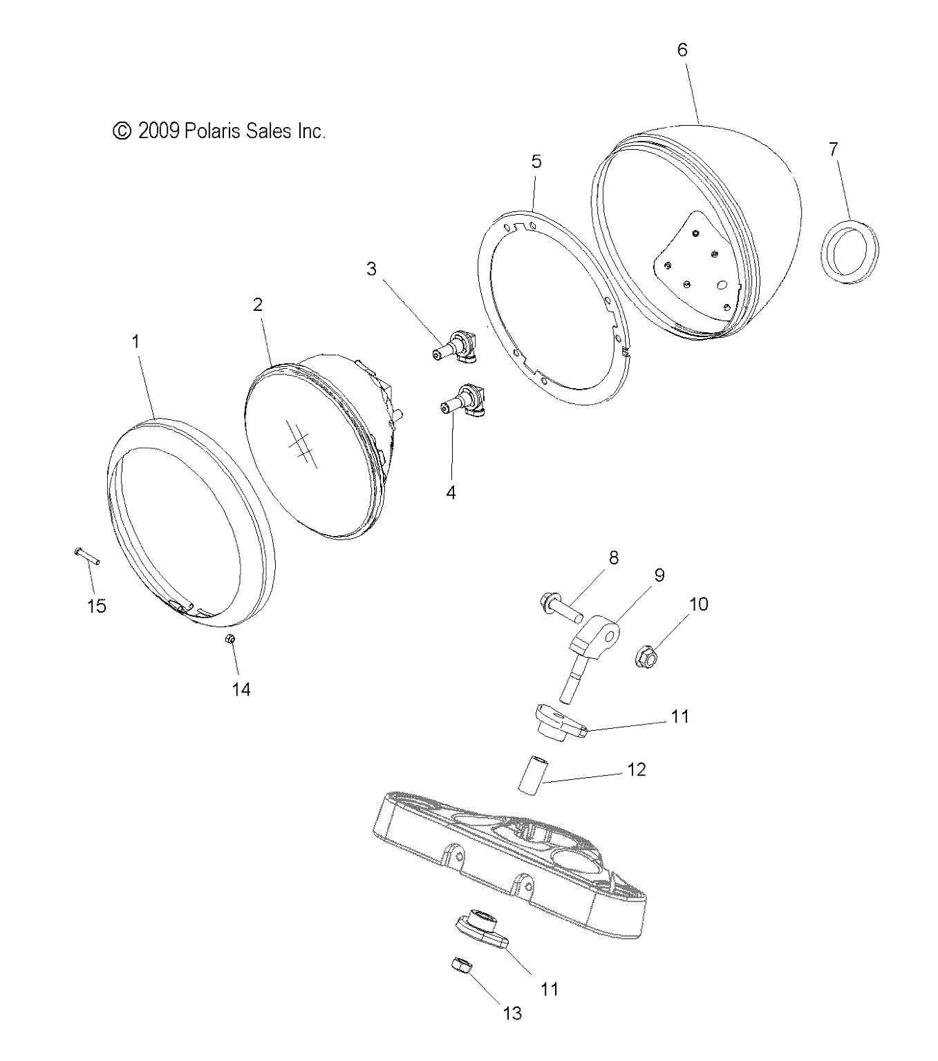 Details about Victory Motorcycles BEZELHEADLIGHT 5246789 New OEM