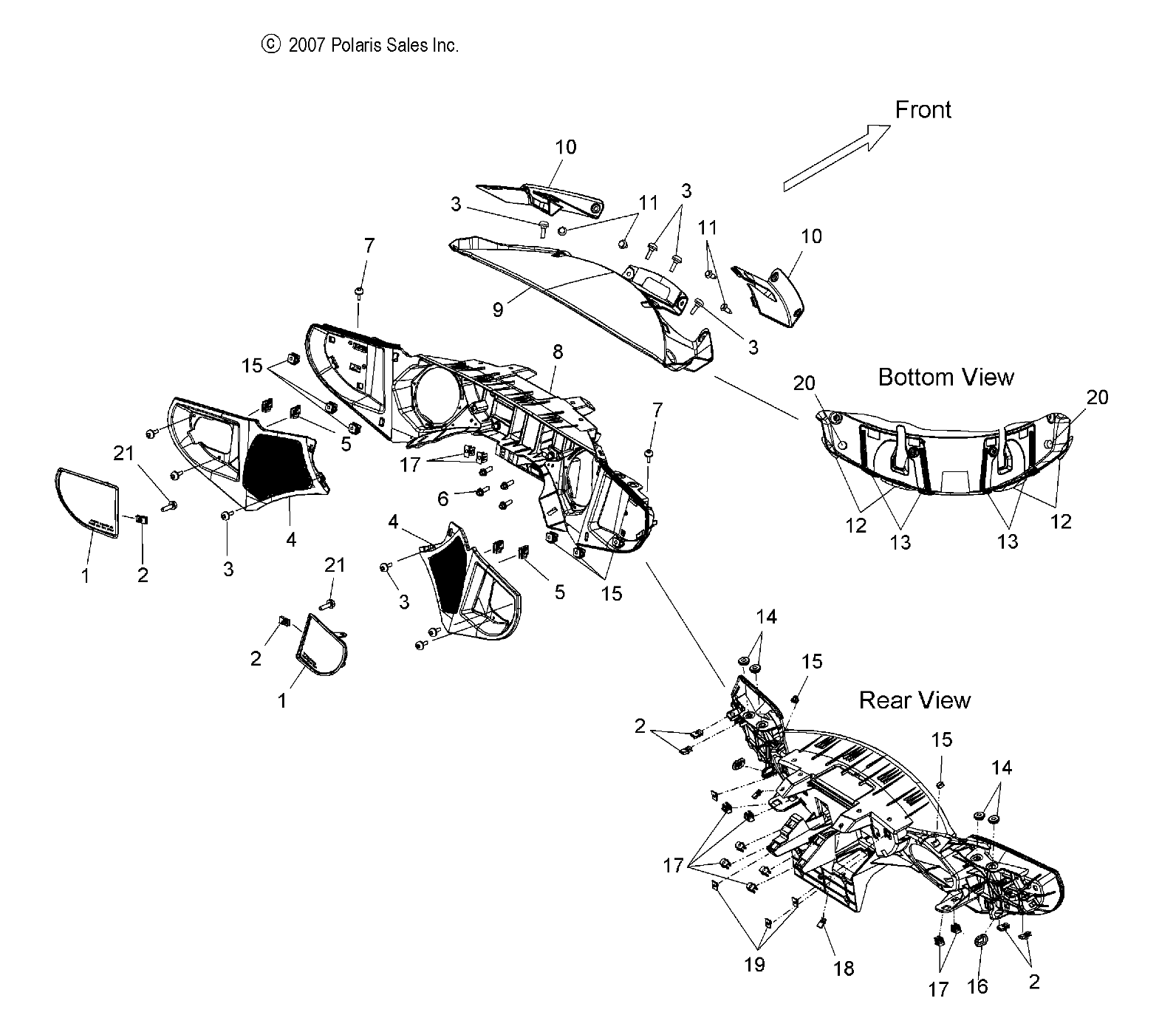 2010 VISION TOUR PREMIUM NESS 8 BALL ALL OPTIONS