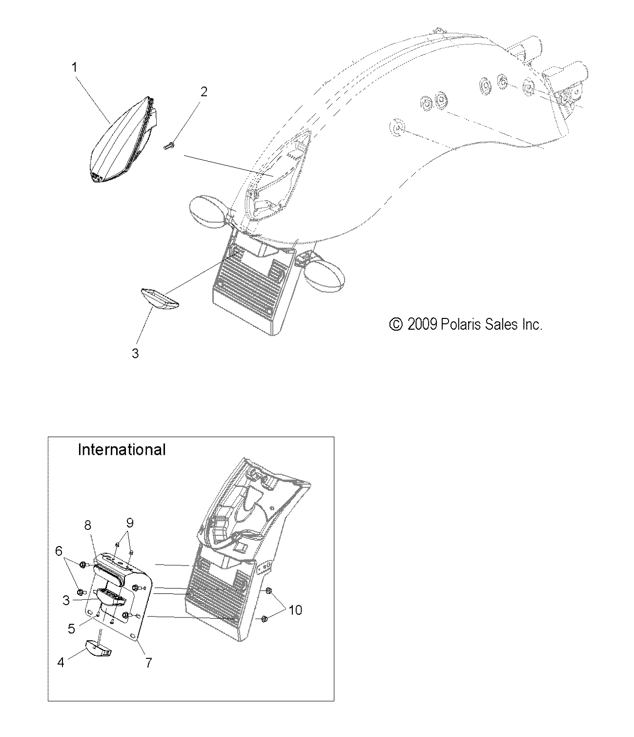 Details about Victory Motorcycles HSNG LICPLATE LIGHT SC 5132233 New OEM